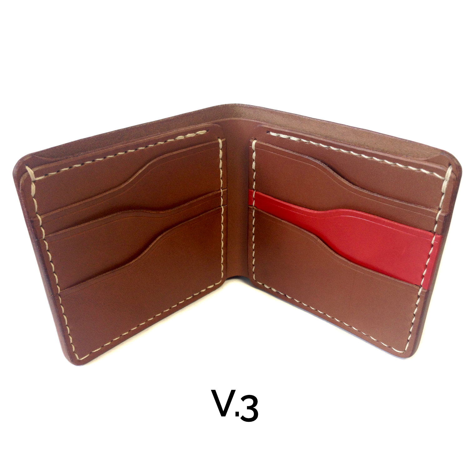 leather bifold wallet without coin pocket